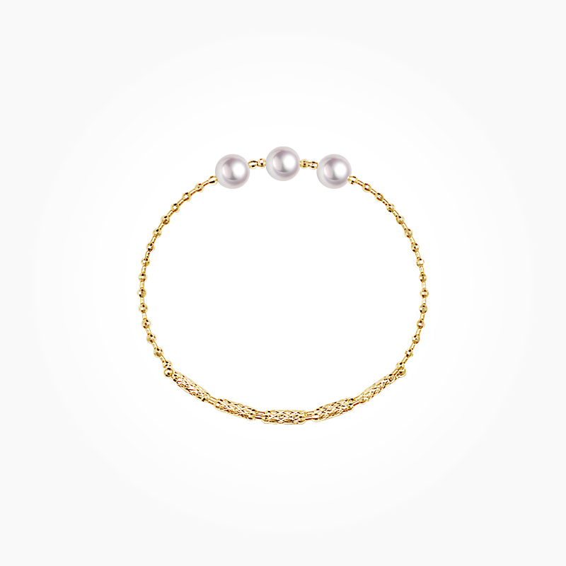 BEAUFINA18金珍珠手镯