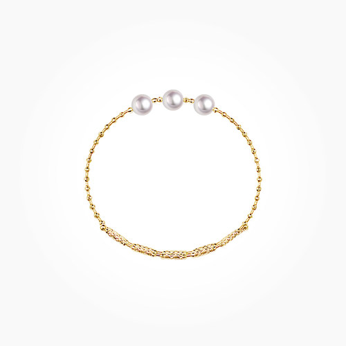 BEAUFINA18金珍珠手镯