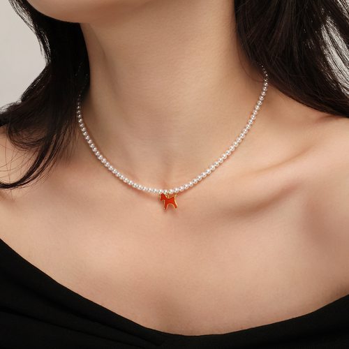 百分娜极光小米珠项链