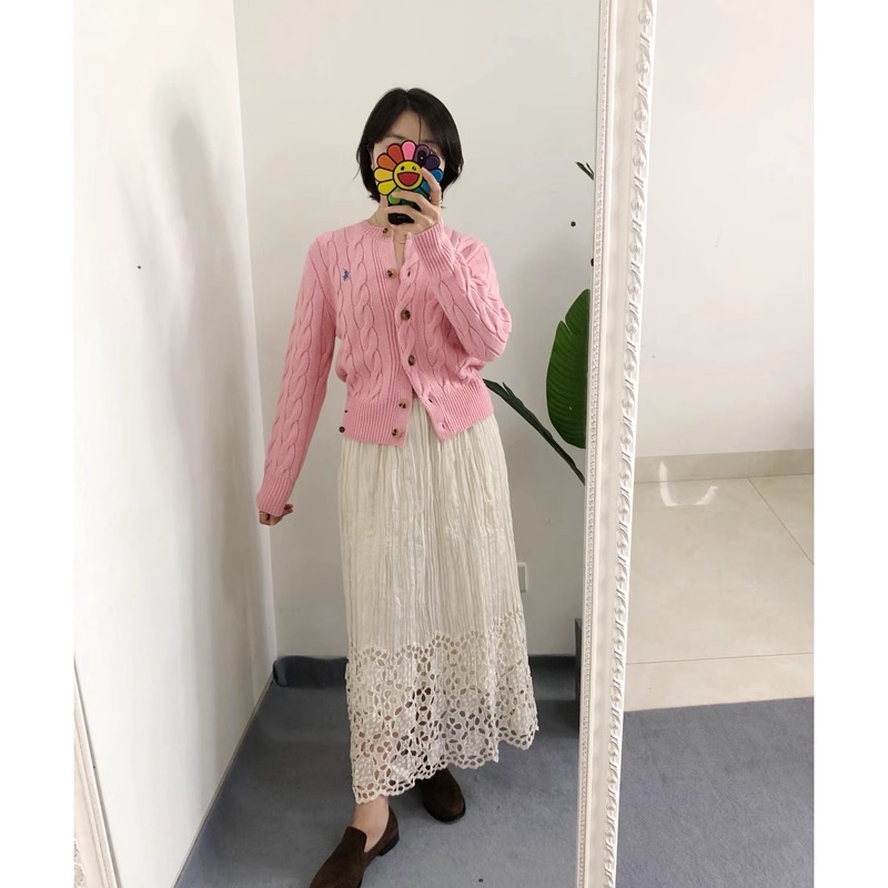 sea马德拉刺绣蕾丝衬衫半裙