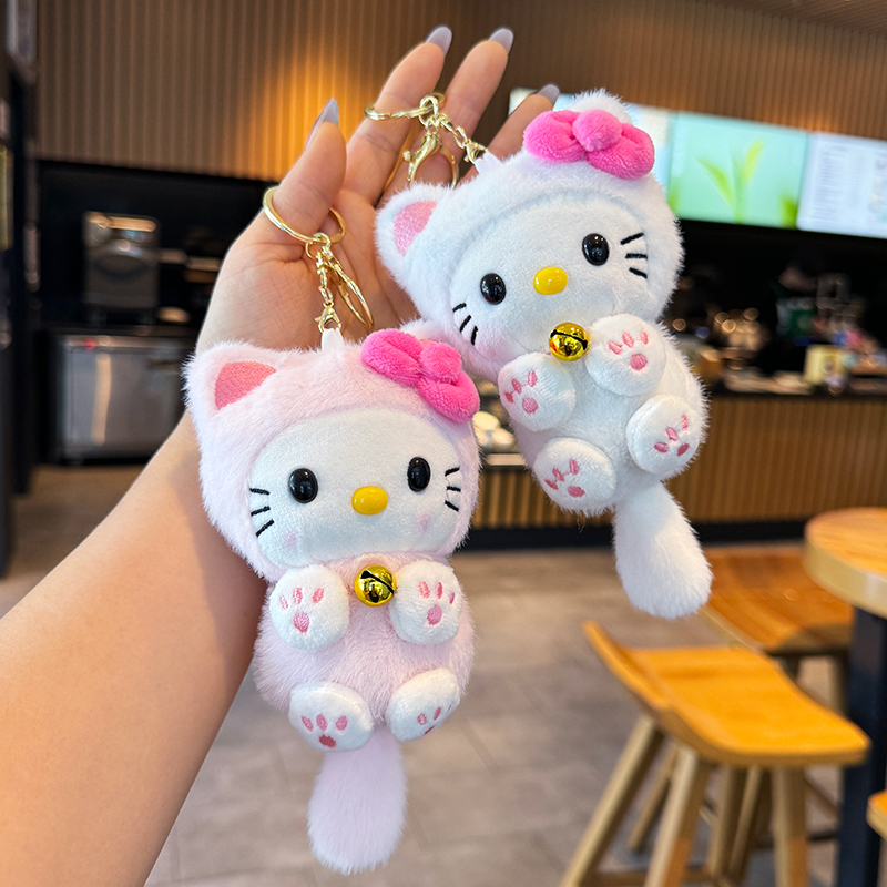 可爱卡通hellokitty猫钥匙扣