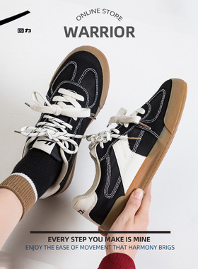 回力板鞋女鞋子2026春秋季爆款黑色鞋子百搭休闲防滑日常款软底