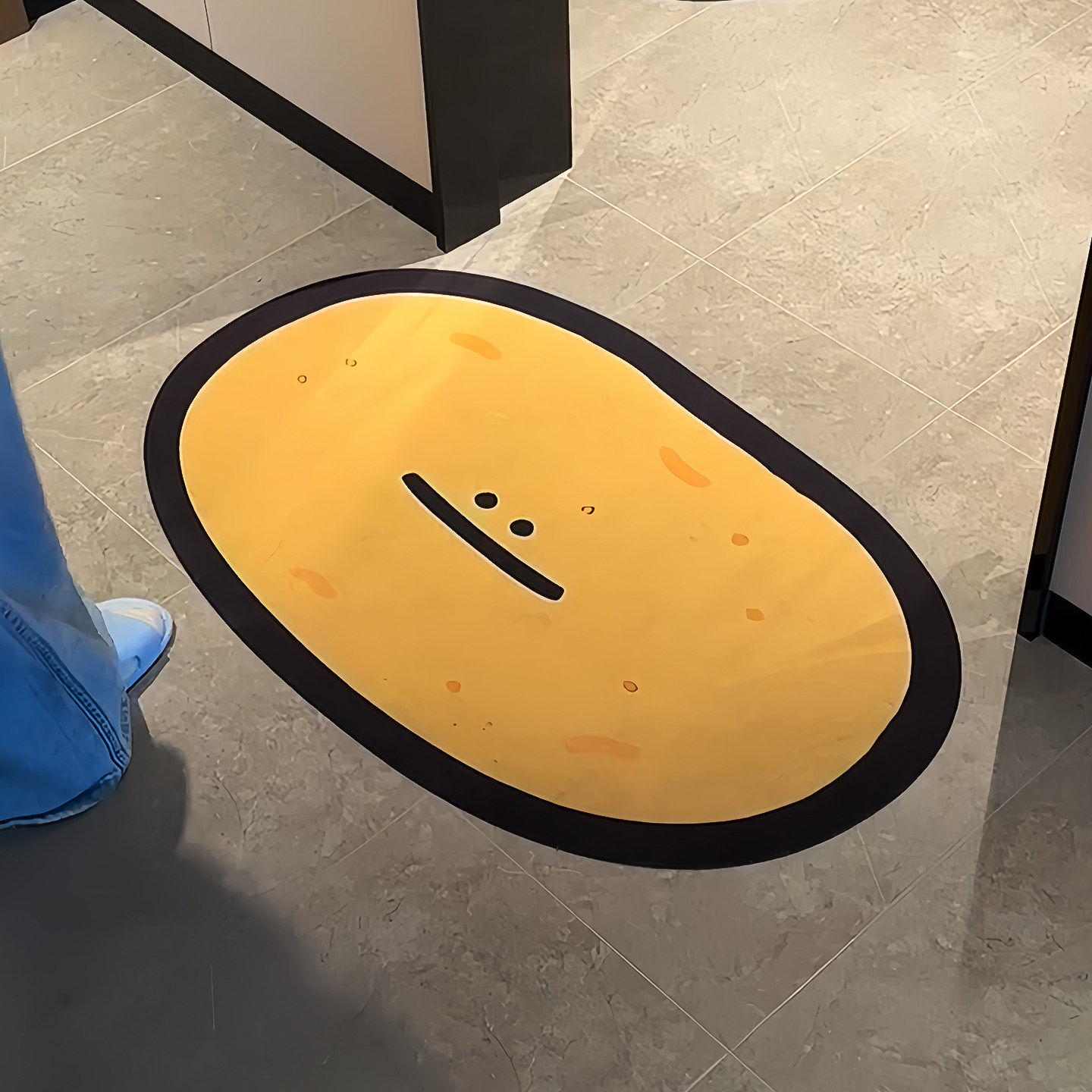 可爱浴室地垫卫生间防滑吸水垫子厕所洗手间厨房门口专用硅藻泥