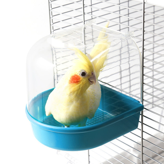 鸟用牡丹虎皮玄凤鹦鹉专用洗澡盆神器玩具浴缸浴盆盒鸟笼配件玩具
