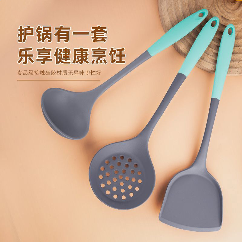食品级硅胶锅铲不粘锅耐高温汤勺