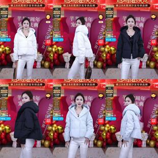 【芊芊粉丝专享】253111连帽短款羽绒服女冬季
