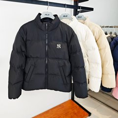 MLB羽绒服25秋冬新款男女NY小标防水防泼水防风保暖外套3ADJB2056