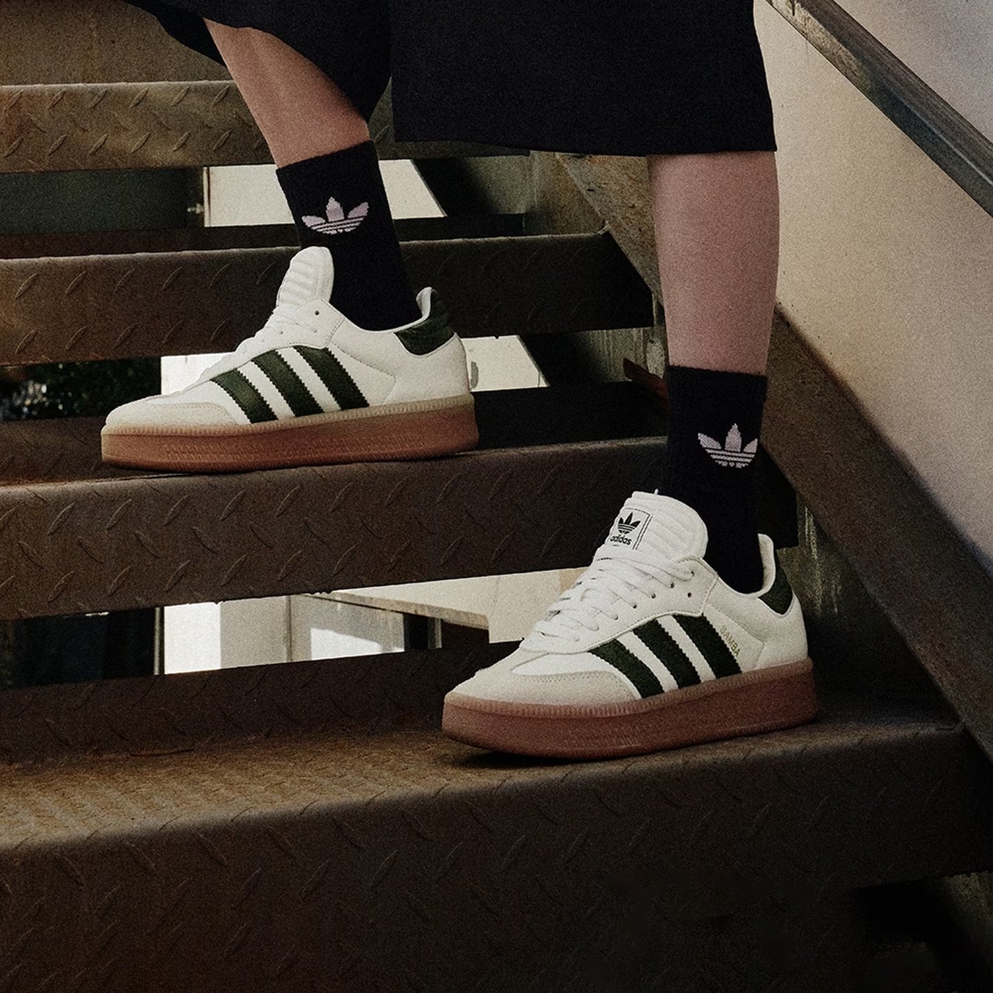 Adidas阿迪达斯三叶草板鞋男女款厚底低帮复古运动休闲鞋IE1377