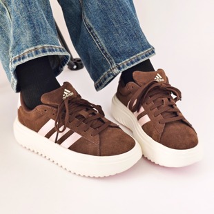 adidas阿迪达斯PLATFORM女子厚底运动休闲网球板鞋 KI5137 KI5138