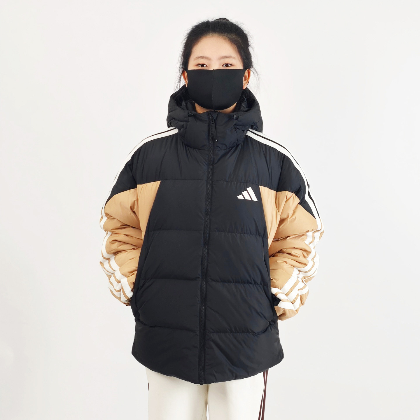 阿迪达斯男子运动休闲羽绒服外套