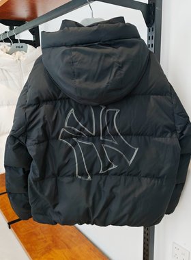 MLB儿童羽绒服25秋冬新款男女童装NY防泼水保暖棉羽外套7ADJB1256