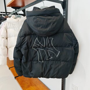 MLB儿童羽绒服25秋冬新款男女童装NY防泼水保暖棉羽外套7ADJB1256