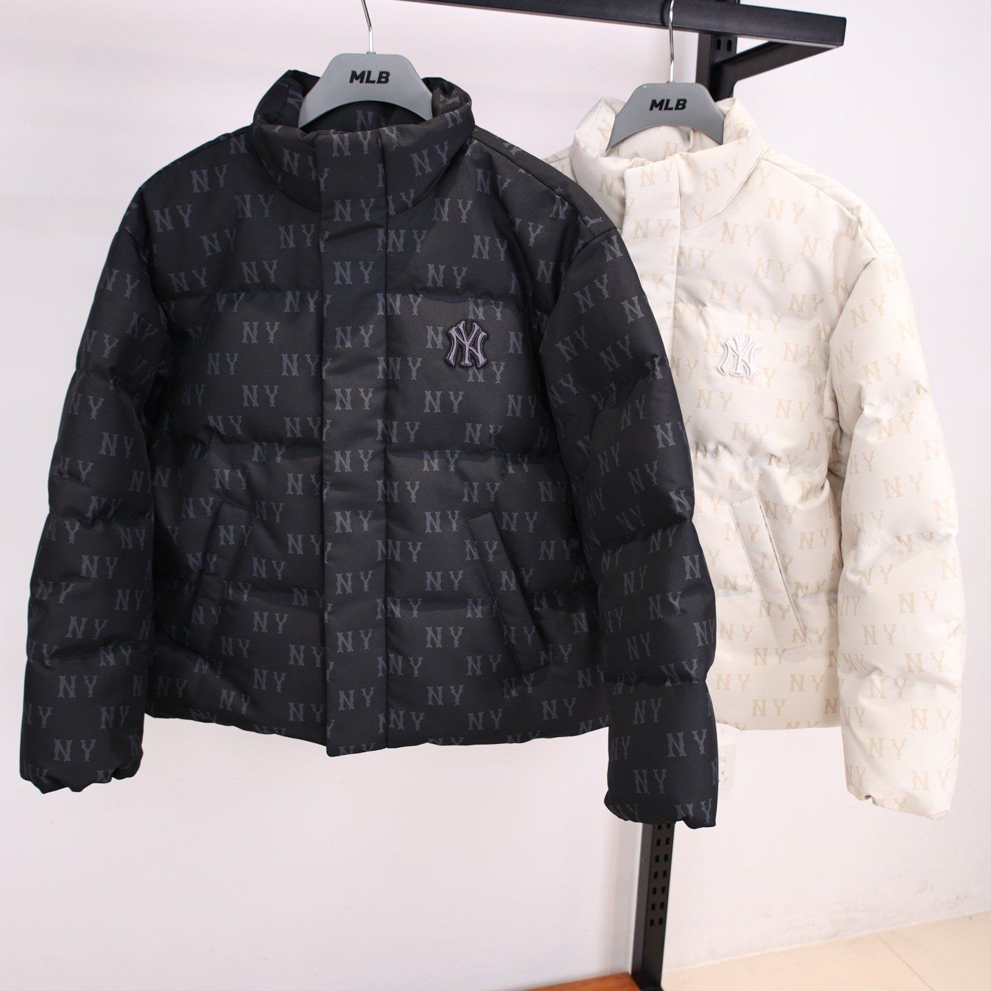 MLB鹅绒羽绒服25秋冬新款男女NY老花满印运动棉羽外套3ADJM0456,运动服/休闲服装,运动羽绒服,淘宝优惠券,粉丝福利购,淘宝优惠卷