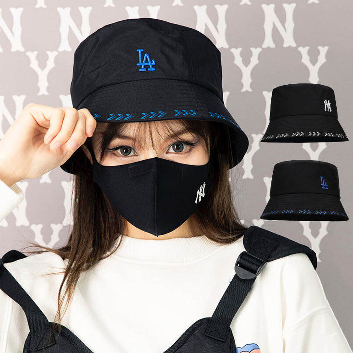 MLB美职棒男女渔夫帽运动盆帽