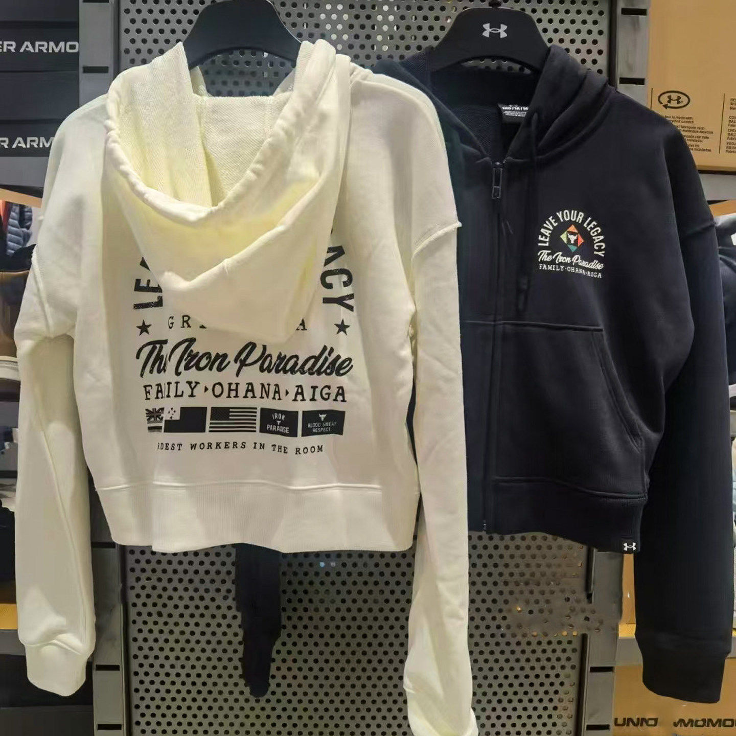 安德玛UA女子Project Rock强森健身训练运动连帽卫衣外套1379002,运动服/休闲服装,运动茄克/外套,淘宝优惠券,粉丝福利购,淘宝优惠卷