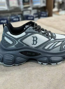 MLB男女鞋25秋季新款NY时尚休闲运动厚底增高赛博老爹鞋3ASHW015N