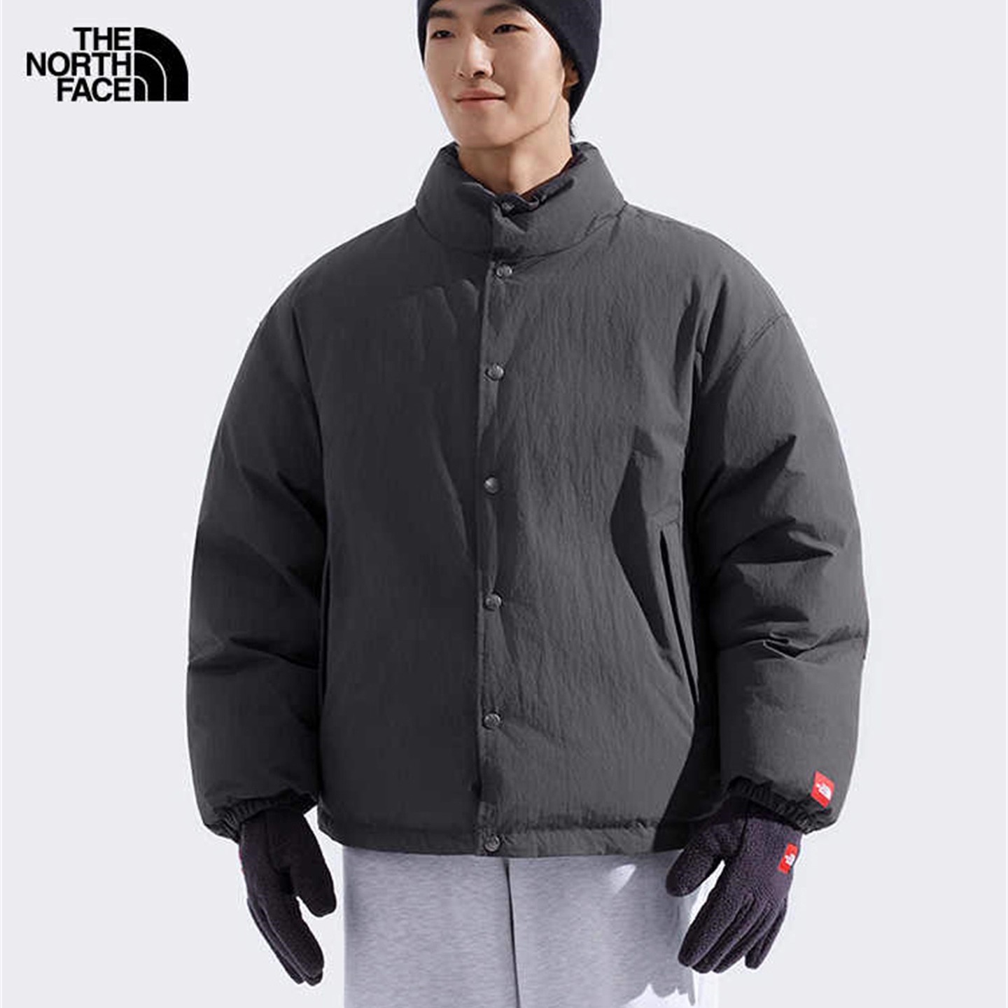 北面男士鹅绒宽松羽绒服