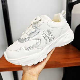 MLB女鞋25秋季新款童鞋男女儿童NY老爹鞋厚底跑步运动鞋7ASHJBA5N