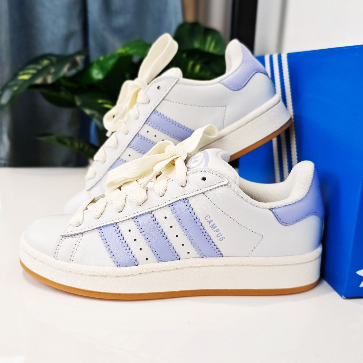adidas阿迪达斯三叶草男女鞋25秋冬新款CAMPUS情侣运动板鞋JQ7768