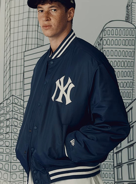 NewEra纽亦华秋冬男女MLB系列NY潮流运动棒球衫夹克外套13338641