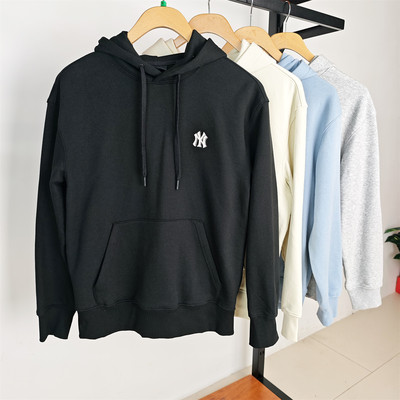 MLB情侣25秋季新款纯色运动卫衣