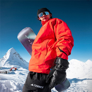 JKT防水滑雪服外套JD3255 adidas阿迪达斯男子冲锋衣XPR GTX