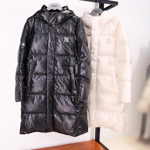 鹅绒运动连帽棉羽外套7ADJB1556 NY长款 MLB儿童羽绒服25冬季 新款