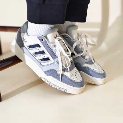 Adidas阿迪达斯三叶草男女秋冬款DROPSTEP LOW 运动休闲鞋JQ0063