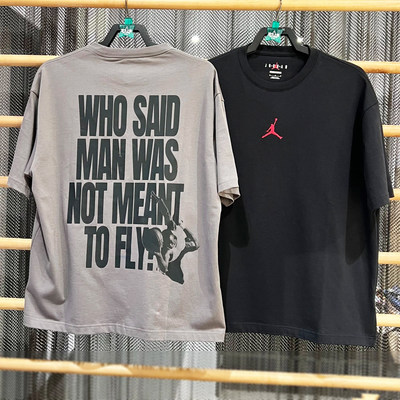 Nike耐克JORDAN乔丹男子OVERSIZE风春夏款纯棉运动短袖T恤IH0833