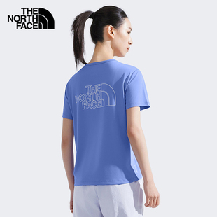 TheNorthFace北面女士春夏户外Sun T恤8CYX Chase速干防晒休闲短袖