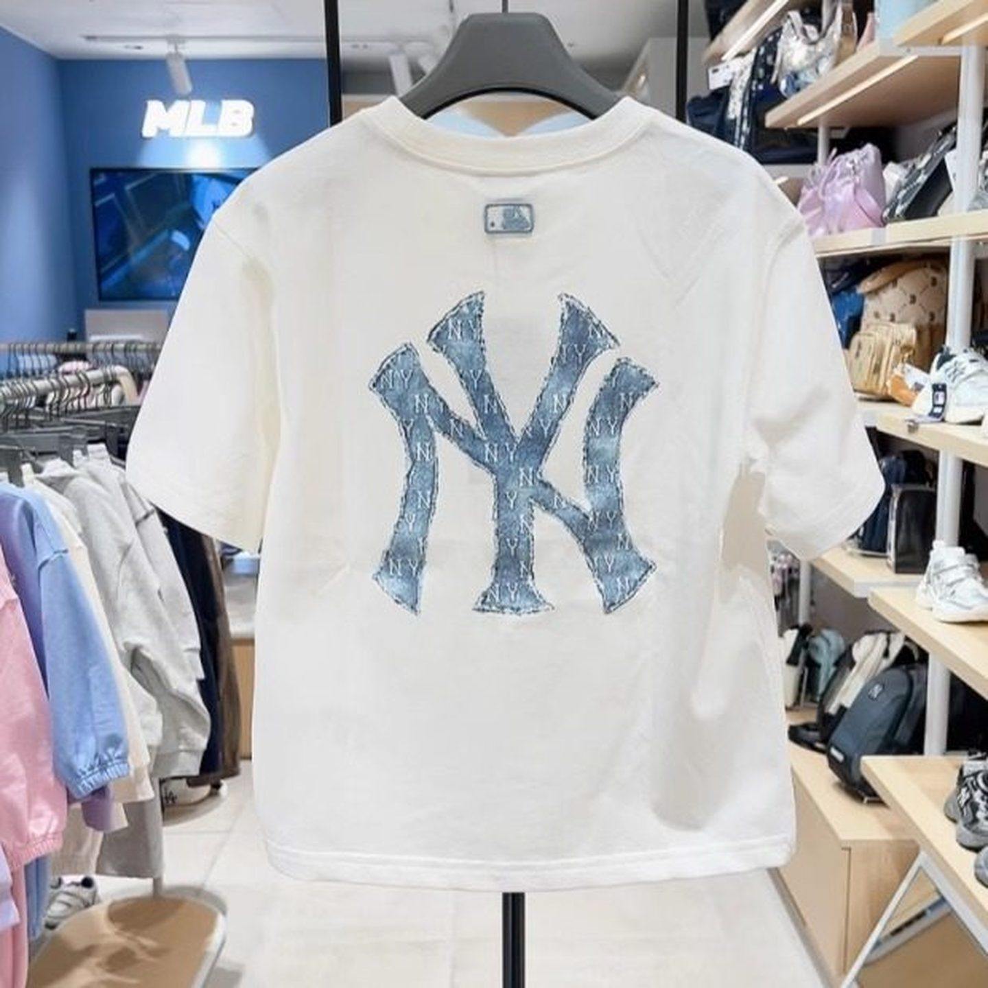 MLB男女儿童运动圆领T恤短袖