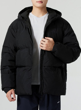 Adidas阿迪达斯羽绒服男子秋冬防风保暖连帽运动羽绒外套JG5940