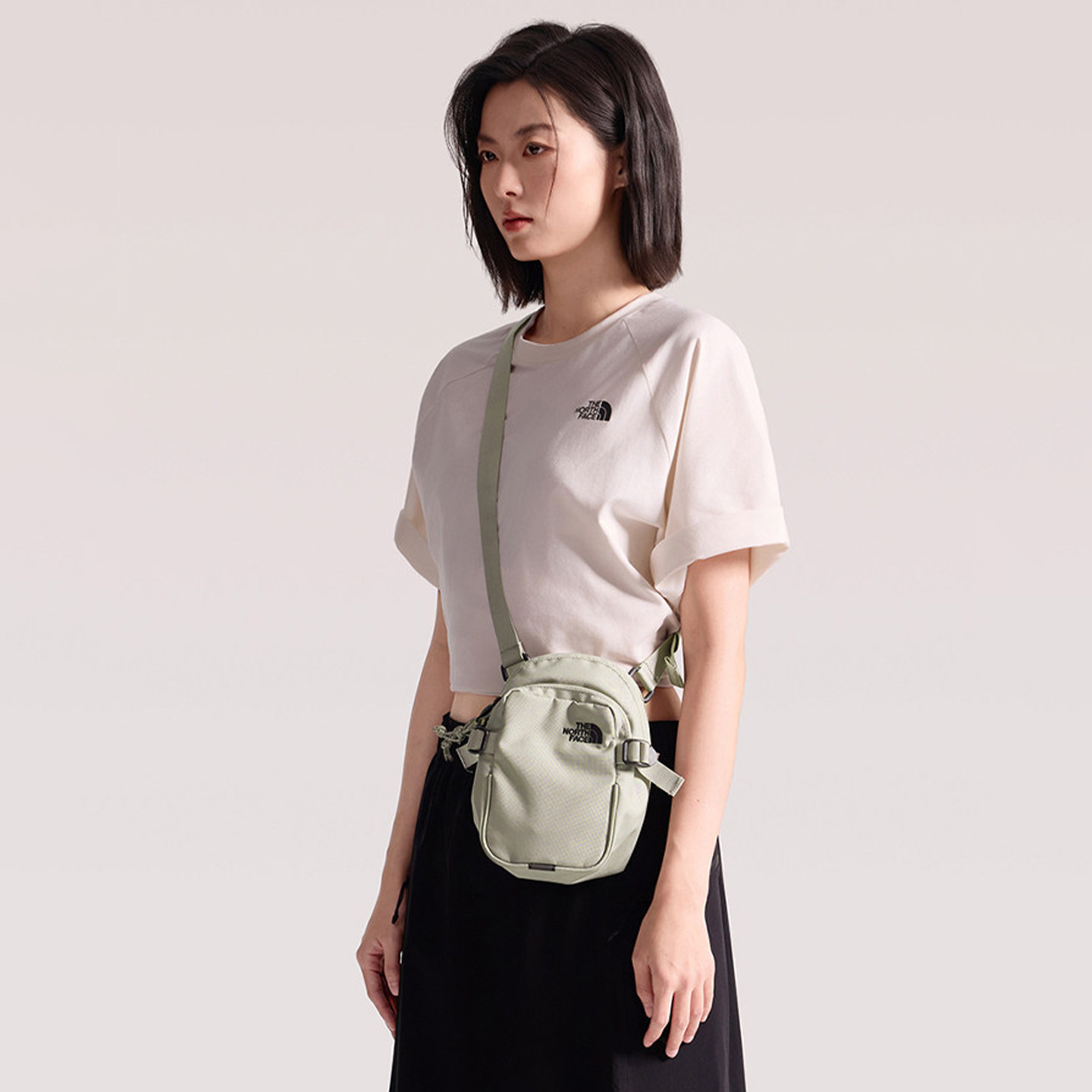 TheNorthFace北面男女同款户外旅行轻便迷你单肩背提斜挎包8C6F