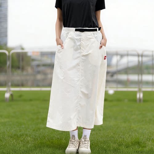 北面女士户外运动休闲半身裙