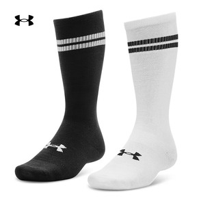 1390132 1双装 安德玛UA男女25新款 Sportstyle棉质运动休闲中筒袜