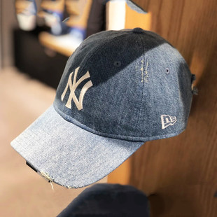 New Era纽亦华帽子25新款MLB男女NY刺绣牛仔鸭舌帽棒球帽14538334