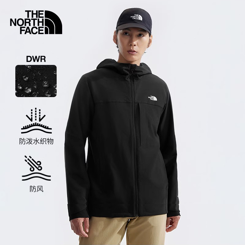 北面软壳衣男户外防泼水夹克外套