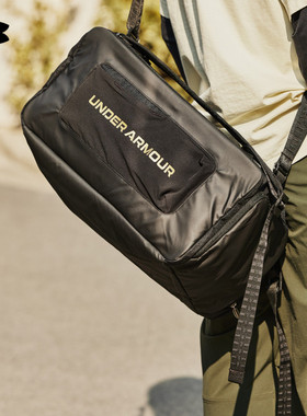 安德玛UA男包女包Contain情侣训练运动小号旅行双肩背包1381920