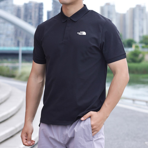 北面Polo衫户外休闲速干短袖T恤