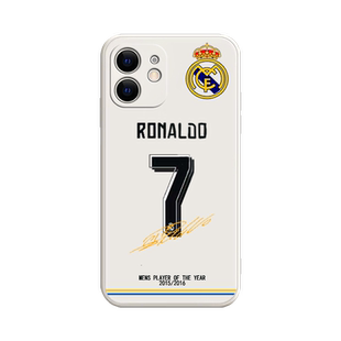 C罗手机壳vivo足球主题iQOO12球星oppo系列Neo9皇马Reno11Pro球衣s19葡萄牙7号x100男款10周边8适用7一加ACE3