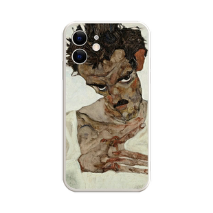 席勒手机壳苹果15iPhone14小众13promax艺术抽象12美术生11油画8plus周边x复古xr文艺xs复兴ip7适用se3高级感