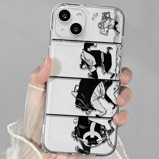 暴君熊手机壳小米14海贼王note13Pro红米k70奔跑k60的k50大熊k40k30路飞12熊11ultra透明10适用9大雄8航海王7