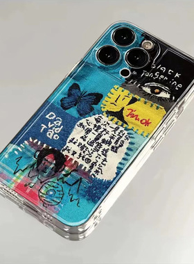 黑色柳丁手机壳小米15ultra陶喆专辑note14Pro周边13蝴蝶12歌词11文艺红米k80k70k60适用k50演唱会牛仔Redmi9