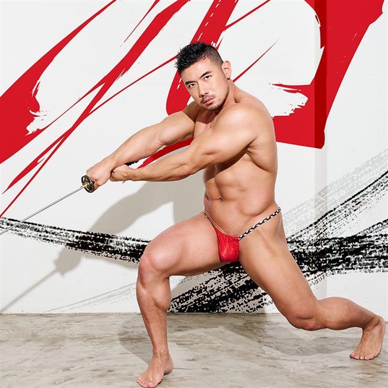 热销GX3 亮泽系列日式传统服饰六尺褌男士丁字内裤1条装