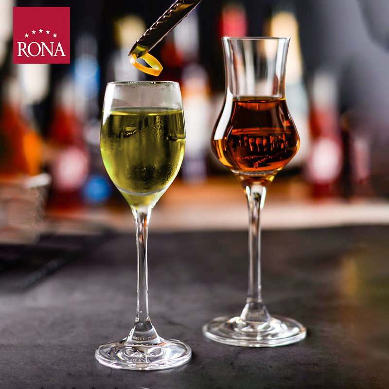 RONA洛娜edition尚品原装进口利口杯烈酒水晶玻璃高脚杯甜酒杯
