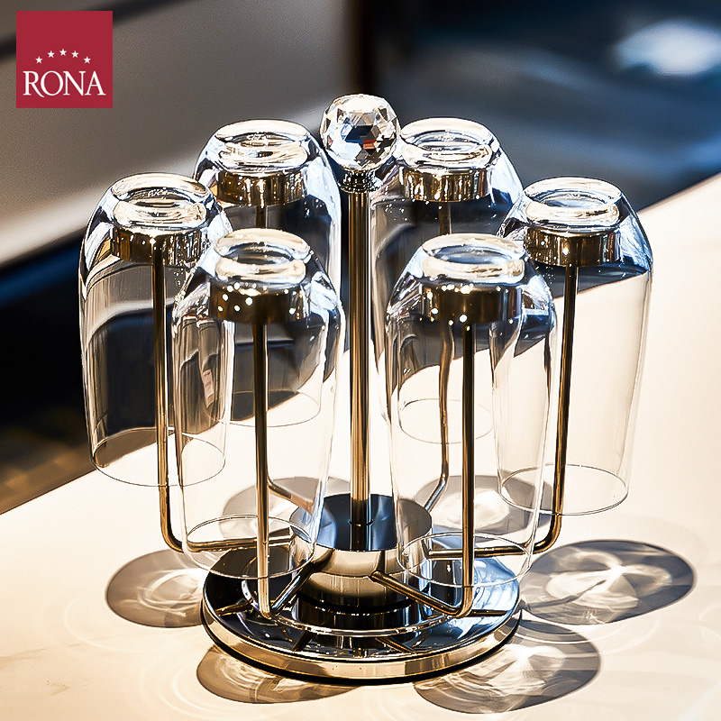 Rona洛娜进口耐热水晶玻璃家用透明酒店泡茶水杯牛奶饮料杯套装 餐饮具 玻璃杯 原图主图