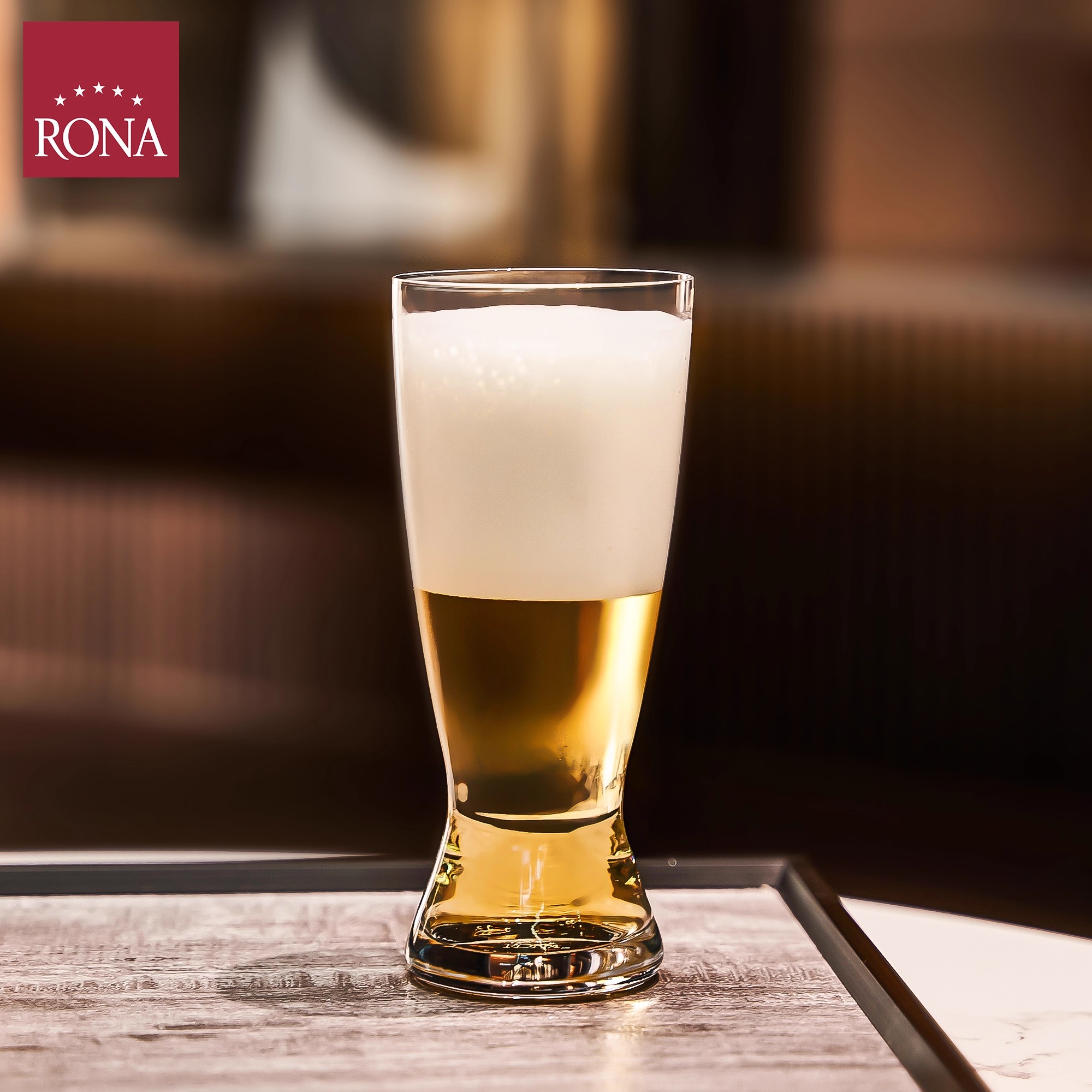 RONA无铅水晶玻璃啤酒杯饮料杯