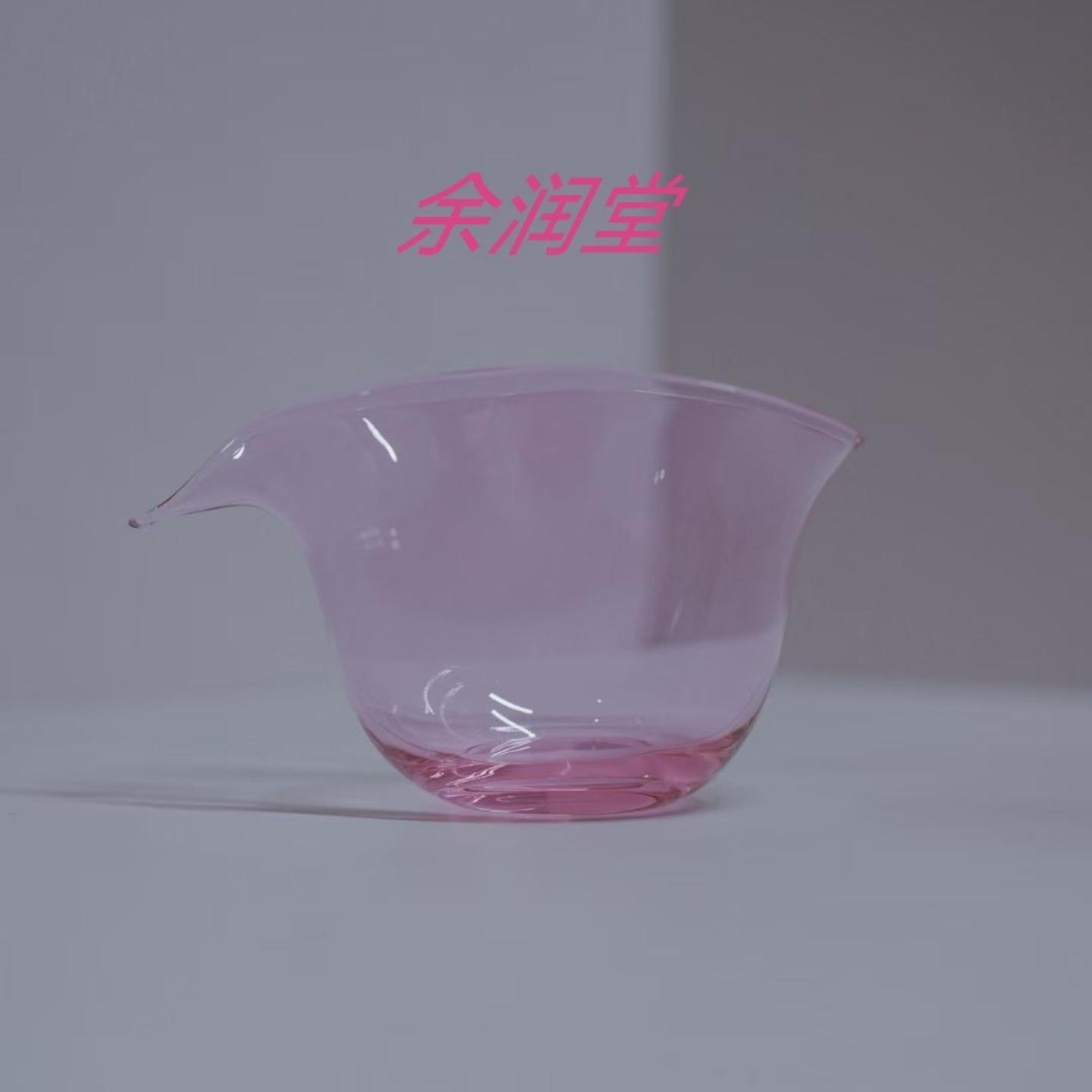 高硼硅玻璃分茶器高透亮茶海创意