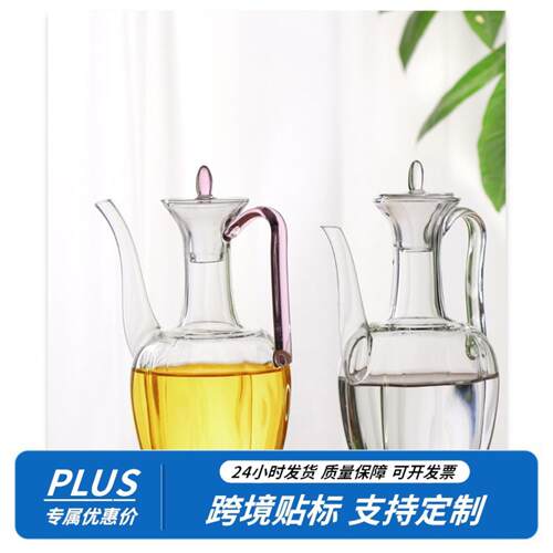 仿宋玻璃手执壶绿茶专用泡茶壶