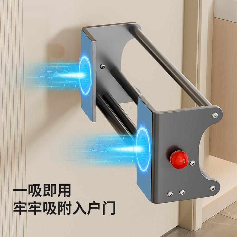 拖鞋挂浴架口入户门后鞋架磁吸门上置物架玄关置物架子收纳室鞋卫